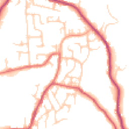 Daytime road noise heatmap for OL2 8NF
