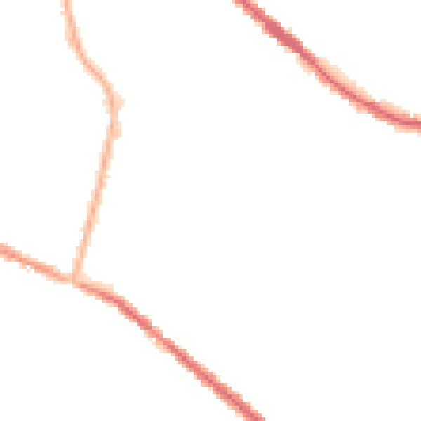Night-time road noise heatmap for OL4 1QW