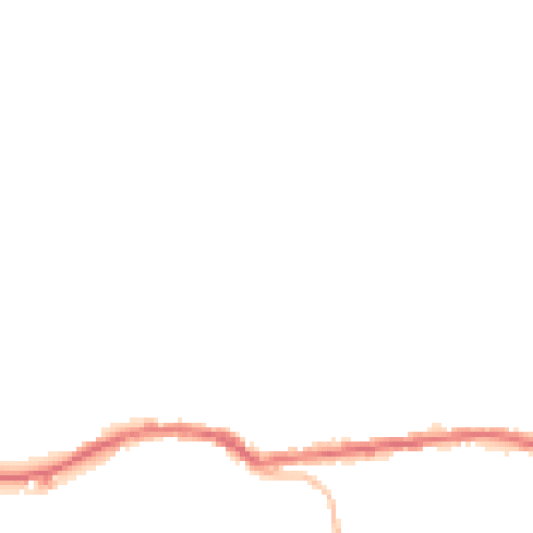 Night-time road noise heatmap for OL4 3LW