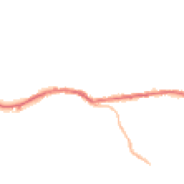Night-time road noise heatmap for OL4 4LX