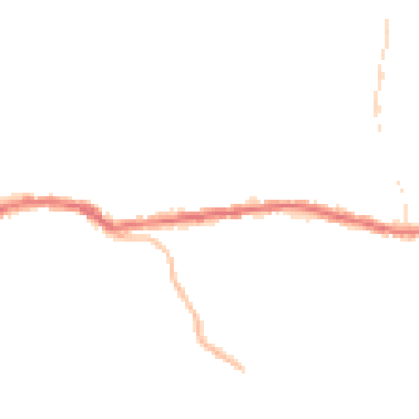 Night-time road noise heatmap for OL4 4PH