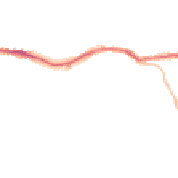Night-time road noise heatmap for OL4 5BE