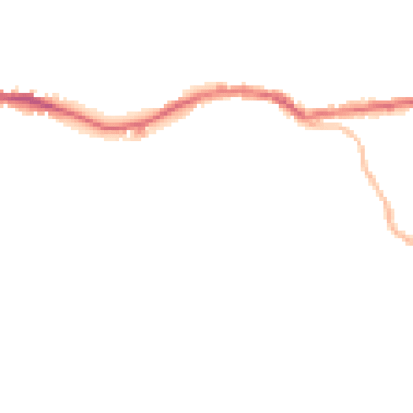 Night-time road noise heatmap for OL4 5BQ