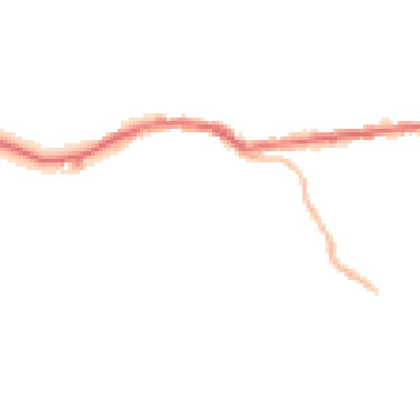 Night-time road noise heatmap for OL4 5BY
