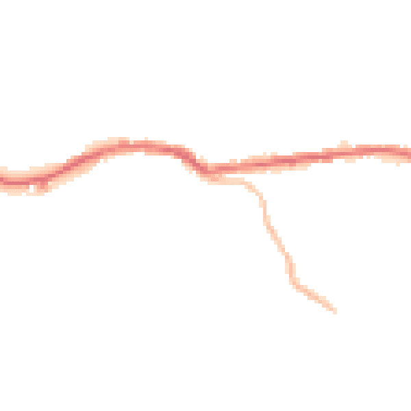 Night-time road noise heatmap for OL4 5DN