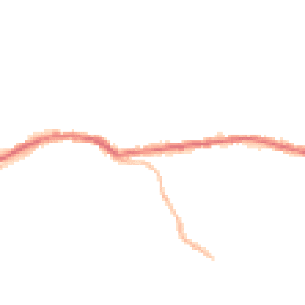 Night-time road noise heatmap for OL4 5DT