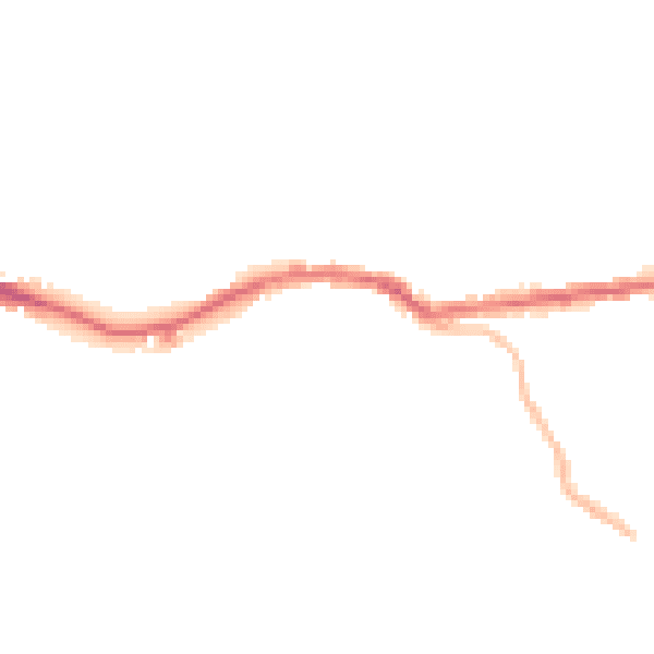 Night-time road noise heatmap for OL4 5EJ