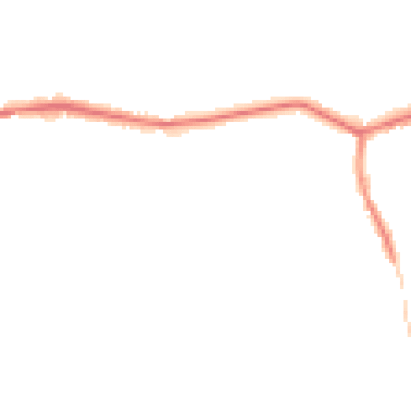 Night-time road noise heatmap for OL4 5JH