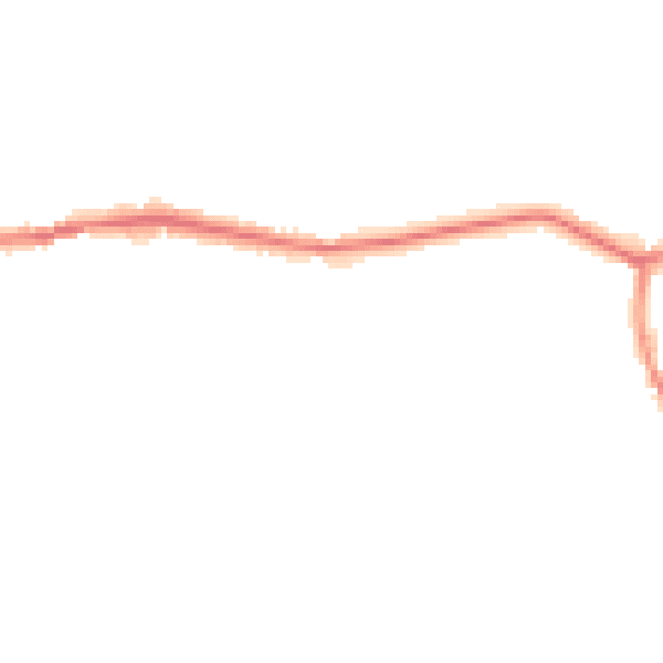 Night-time road noise heatmap for OL4 5RQ