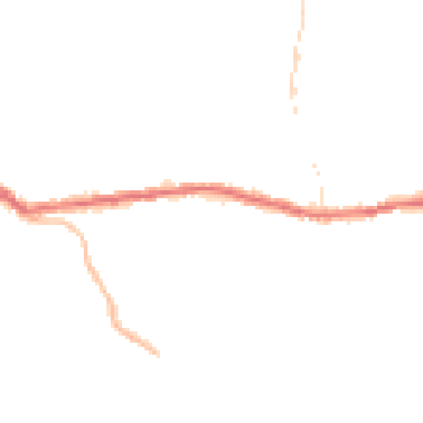 Night-time road noise heatmap for OL4 5SA