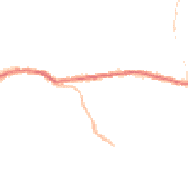 Night-time road noise heatmap for OL4 5TN