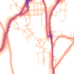 Daytime road noise heatmap for OL5 0AP