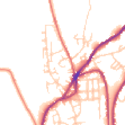 Daytime road noise heatmap for OL5 0AR