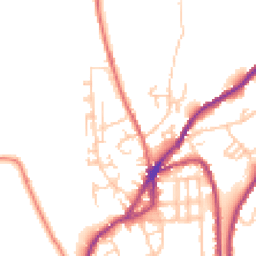 Daytime road noise heatmap for OL5 0AS