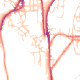 Daytime road noise heatmap for OL5 0AU