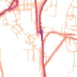 Daytime road noise heatmap for OL5 0AZ