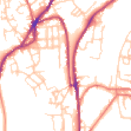 Daytime road noise heatmap for OL5 0BA