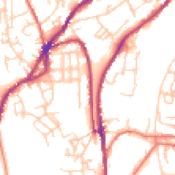 Daytime road noise heatmap for OL5 0BD