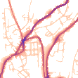 Daytime road noise heatmap for OL5 0BG