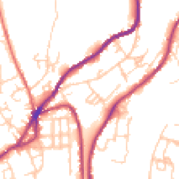 Daytime road noise heatmap for OL5 0BN
