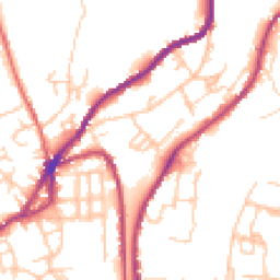 Daytime road noise heatmap for OL5 0BT