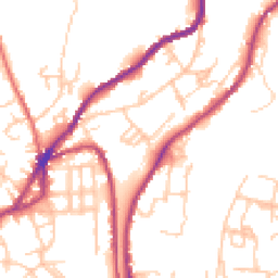 Daytime road noise heatmap for OL5 0BU