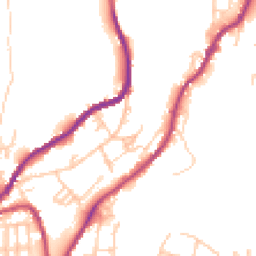 Daytime road noise heatmap for OL5 0BW