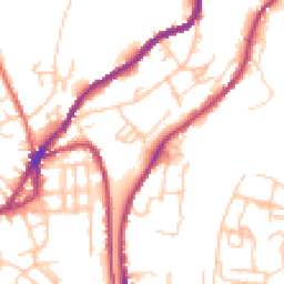 Daytime road noise heatmap for OL5 0BX