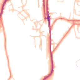 Daytime road noise heatmap for OL5 0DN