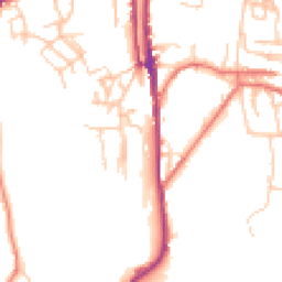 Daytime road noise heatmap for OL5 0DW
