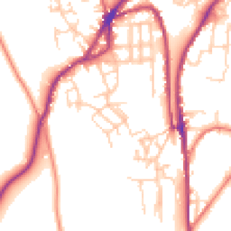 Daytime road noise heatmap for OL5 0DY