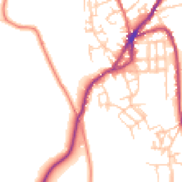 Daytime road noise heatmap for OL5 0HX