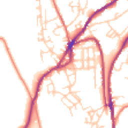 Daytime road noise heatmap for OL5 0LN