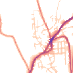 Daytime road noise heatmap for OL5 0NE