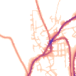Daytime road noise heatmap for OL5 0NJ