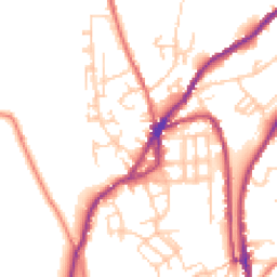 Daytime road noise heatmap for OL5 0PE