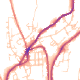 Daytime road noise heatmap for OL5 0QT