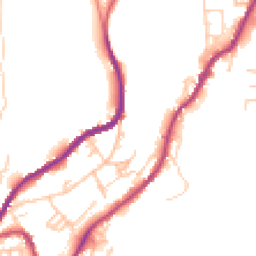 Daytime road noise heatmap for OL5 0RZ