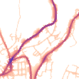 Daytime road noise heatmap for OL5 0SD