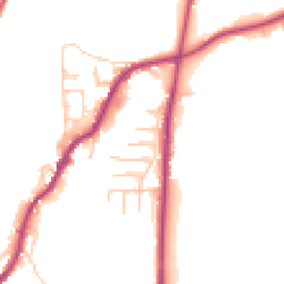 Daytime road noise heatmap for OL5 9DX