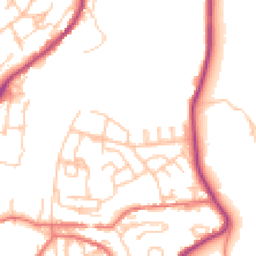 Daytime road noise heatmap for OL5 9ET
