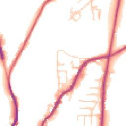 Daytime road noise heatmap for OL5 9GH