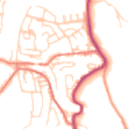 Daytime road noise heatmap for OL5 9JD