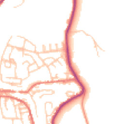 Daytime road noise heatmap for OL5 9JS