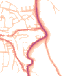 Daytime road noise heatmap for OL5 9LP