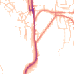 Daytime road noise heatmap for OL5 9ND