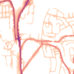 Daytime road noise heatmap for OL5 9NS