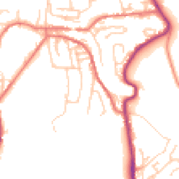 Daytime road noise heatmap for OL5 9PQ
