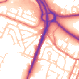 Daytime road noise heatmap for OL9 0AA