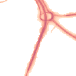 Night-time road noise heatmap for OL9 0AA